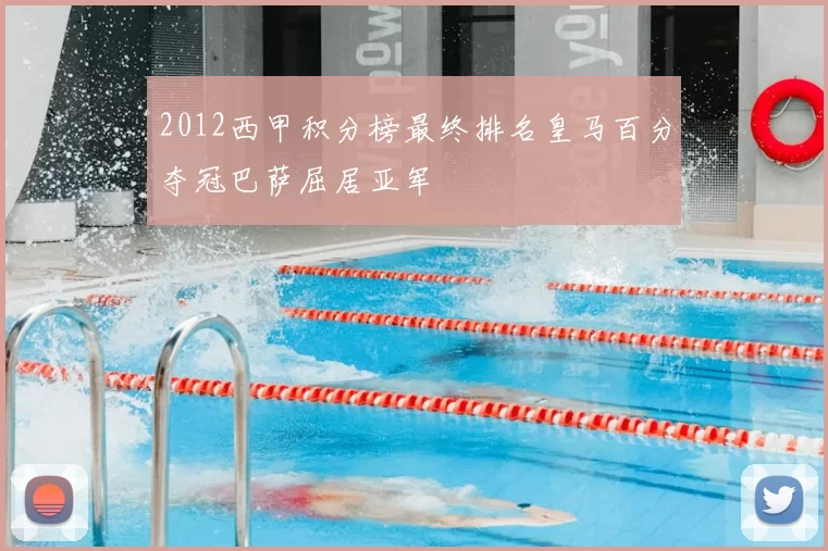 2012西甲积分榜最终排名皇马百分夺冠巴萨屈居亚军